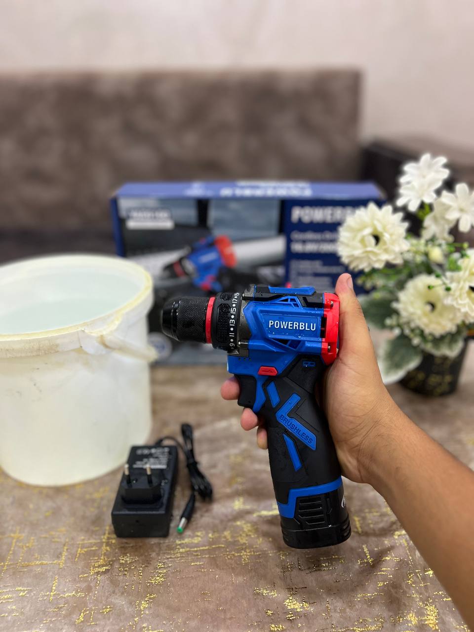 visseuse power bleu 16,8