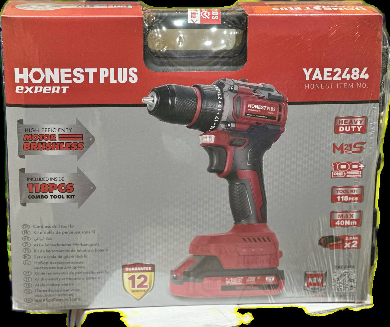 Visseuse+perceuse honest plus yae2484